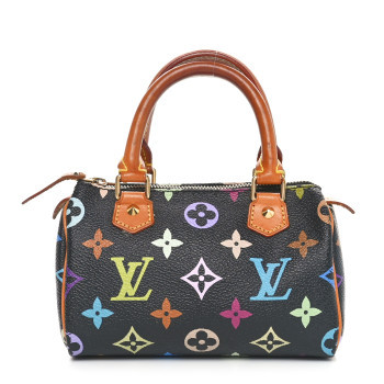 Louis Vuitton Monogram Multicolor Mini Sac HL Speedy Black | FASHIONPHILE (US)