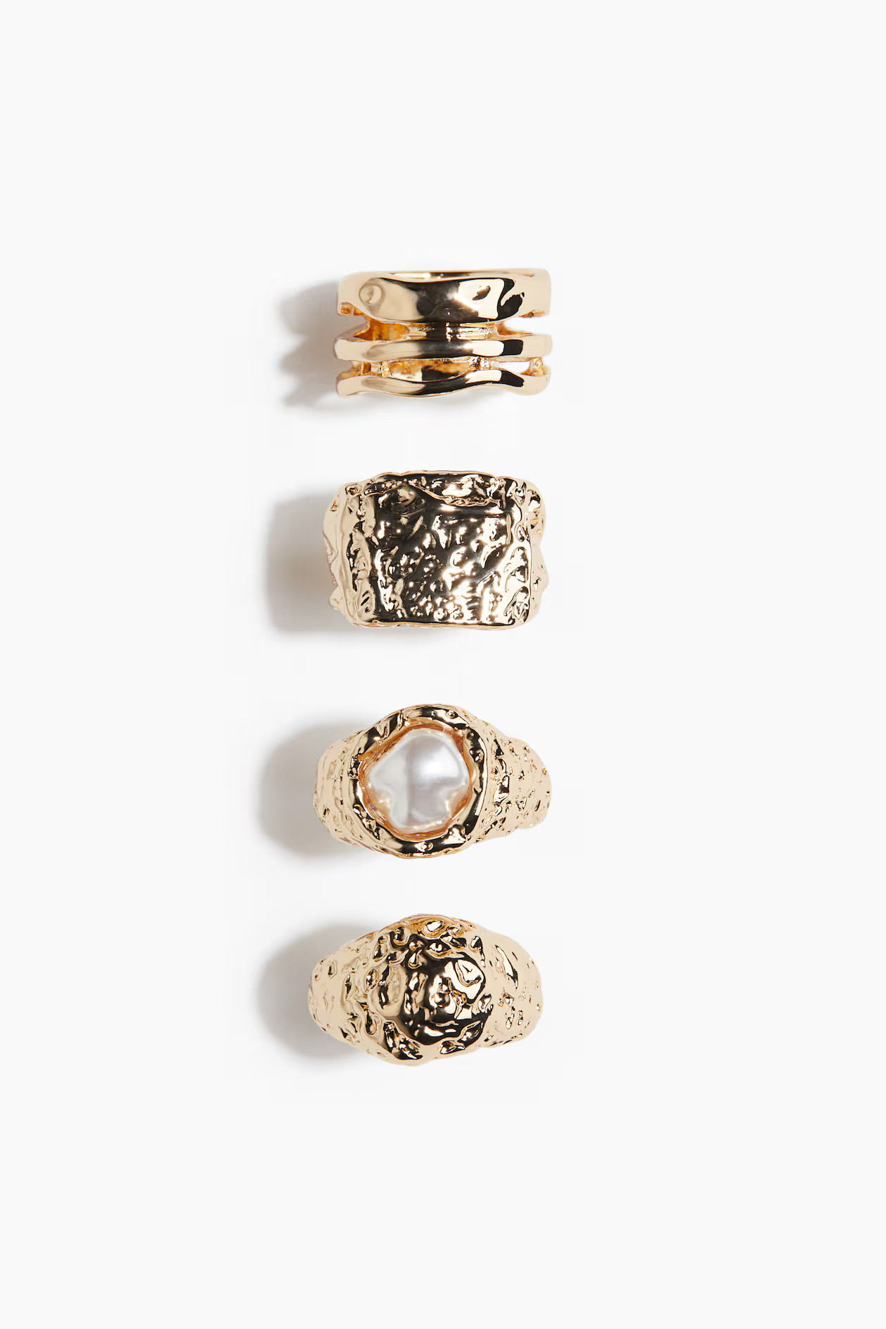 4er-Pack Ringe - Goldfarben - Ladies | H&M AT | H&M (DE, AT, CH, NL, FI)