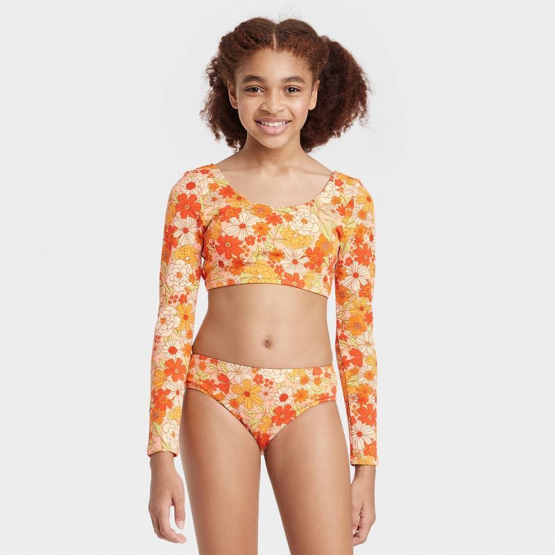 Girls' Totally Vintage Floral Bikini Set - art class™ | Target