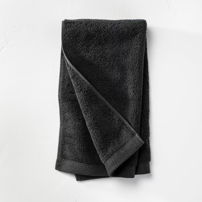 Organic Hand Towel Black - Casaluna™ | Target