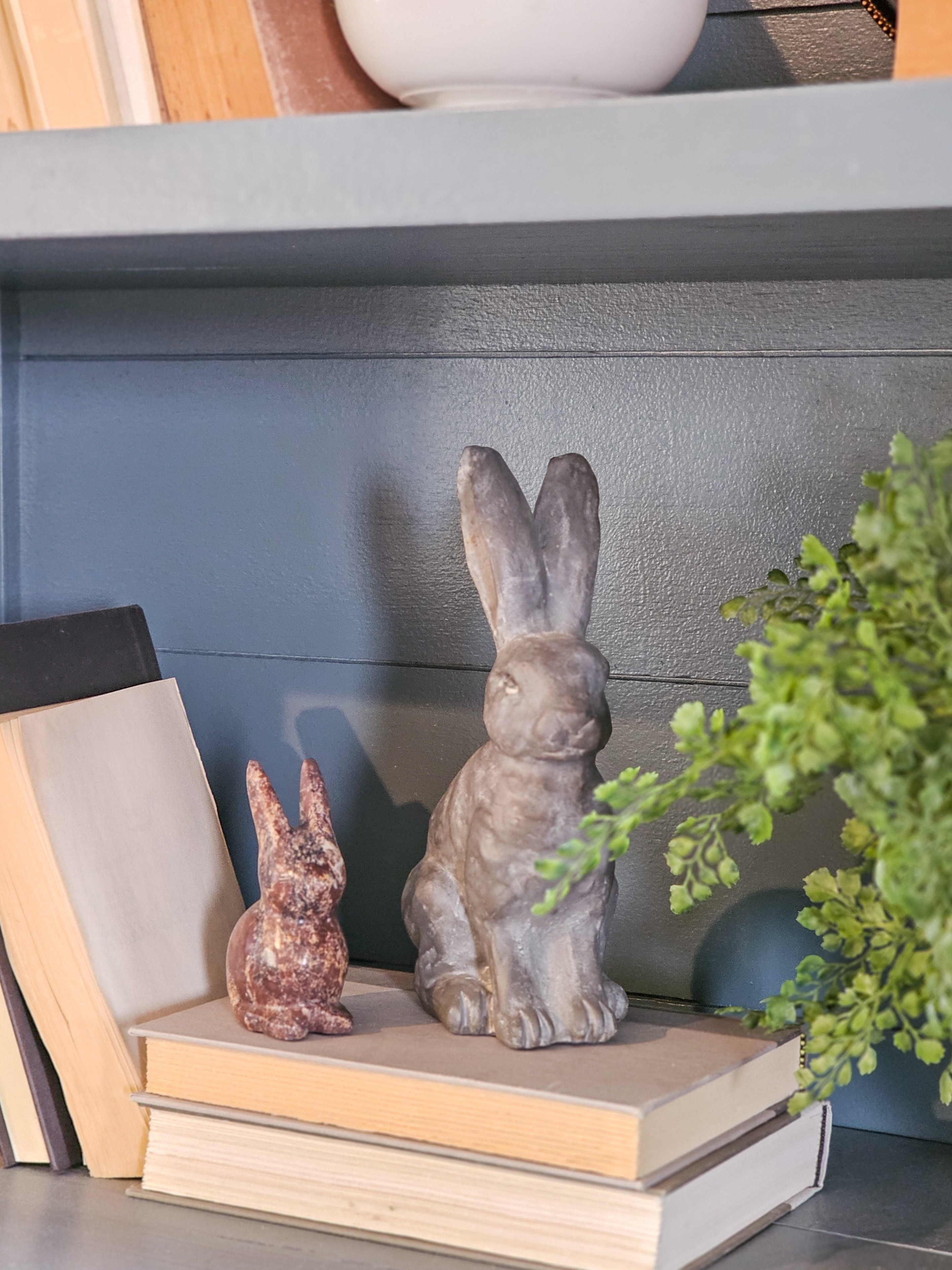 I've had the gray bunny for several years and they keep bringing him back. I may need to get another sizeThe marble one is from Target last year

#LTKSeasonal #LTKHome #LTKOver40