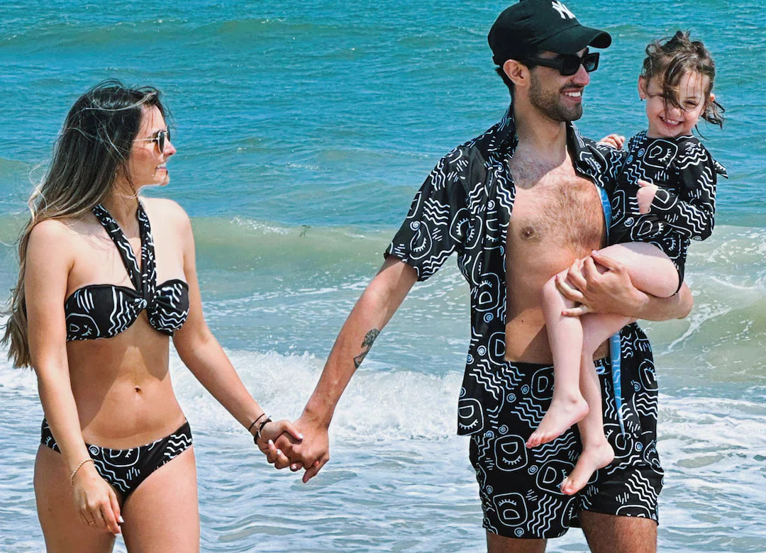 Matching Family Swimsuits: Custom Boho Noir Style - Etsy | Etsy (US)