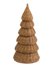 19.5in Rattan Christmas Tree | Marshalls