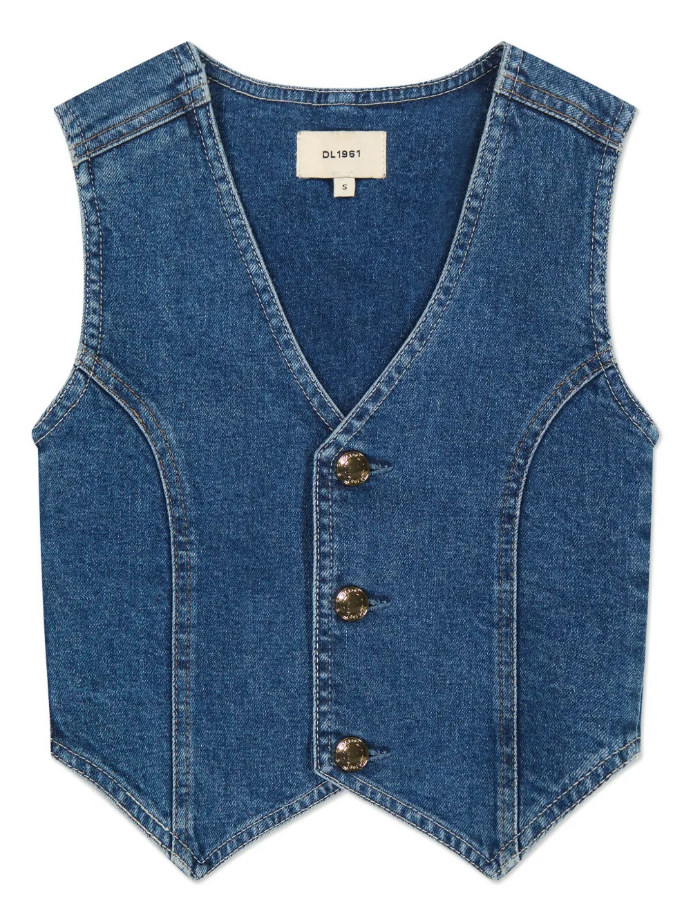 DL1961 KIDS Zizi Vest  | Blue | FARFETCH | Farfetch Global
