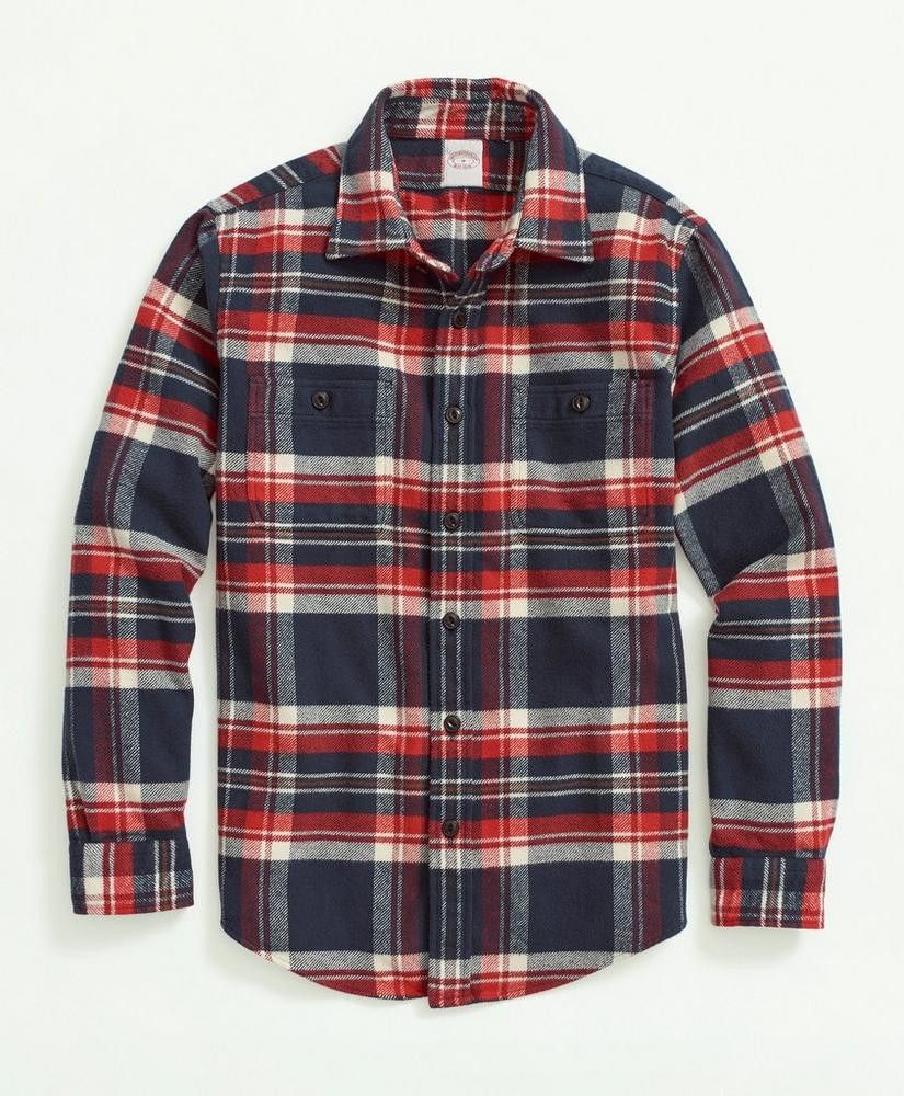 Portuguese Flannel Shirt Jacket | Brooks Brothers
