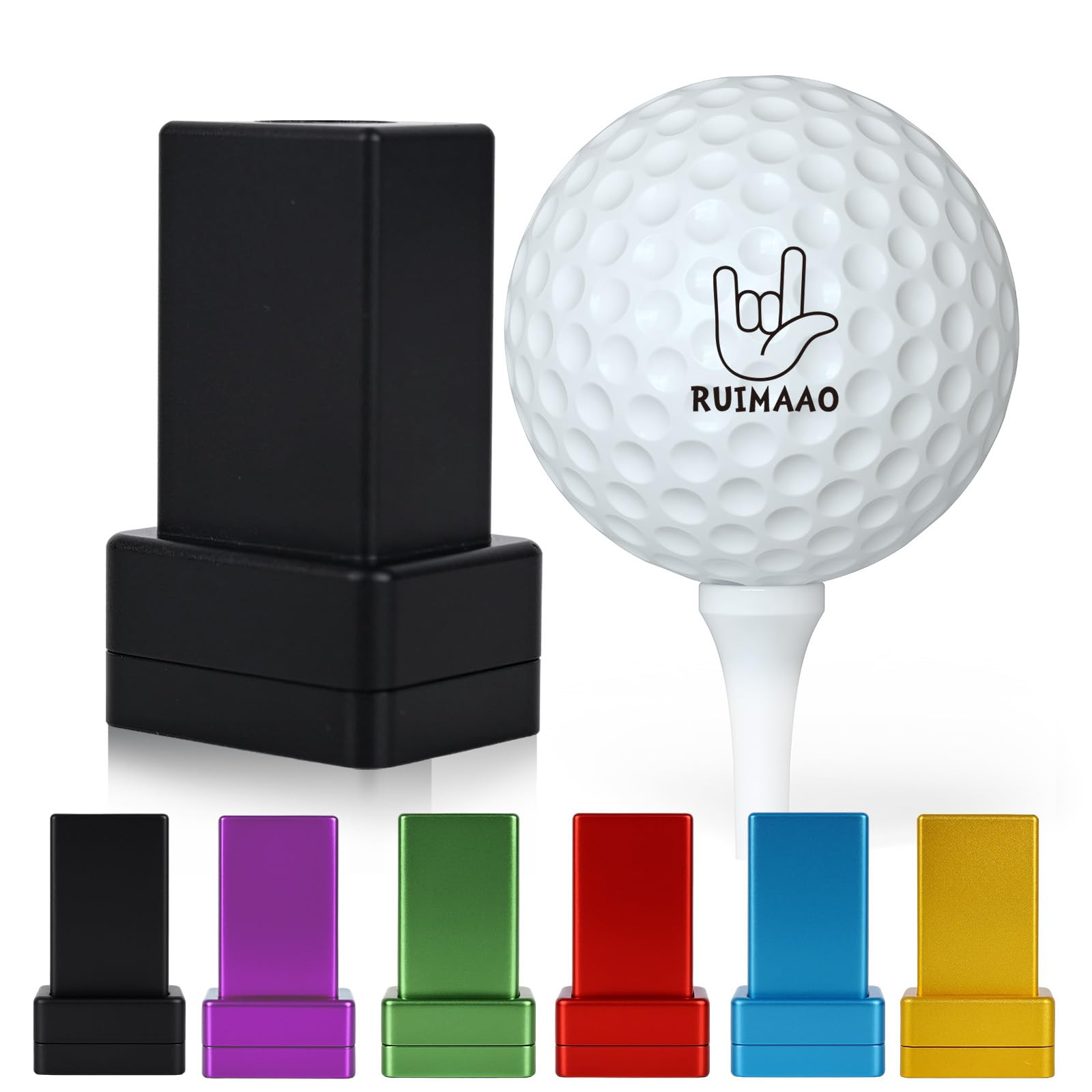 Personalized Golf Ball Stamp | Self-Inking Quick-Drying Golf Ball Marker Tool | 6 Color Options C... | Amazon (US)