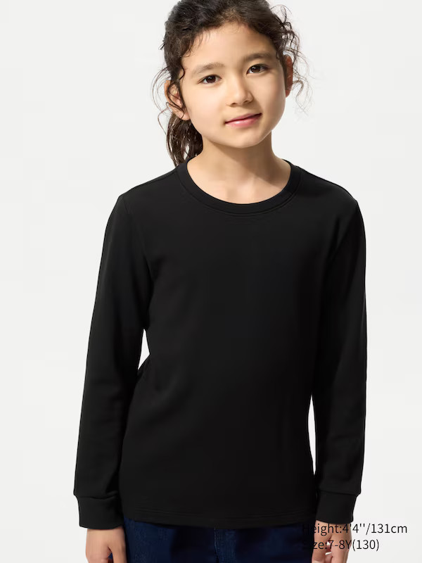 HEATTECH Extra Warm Cotton Crew Neck T-Shirt (Long Sleeve) | UNIQLO (UK)
