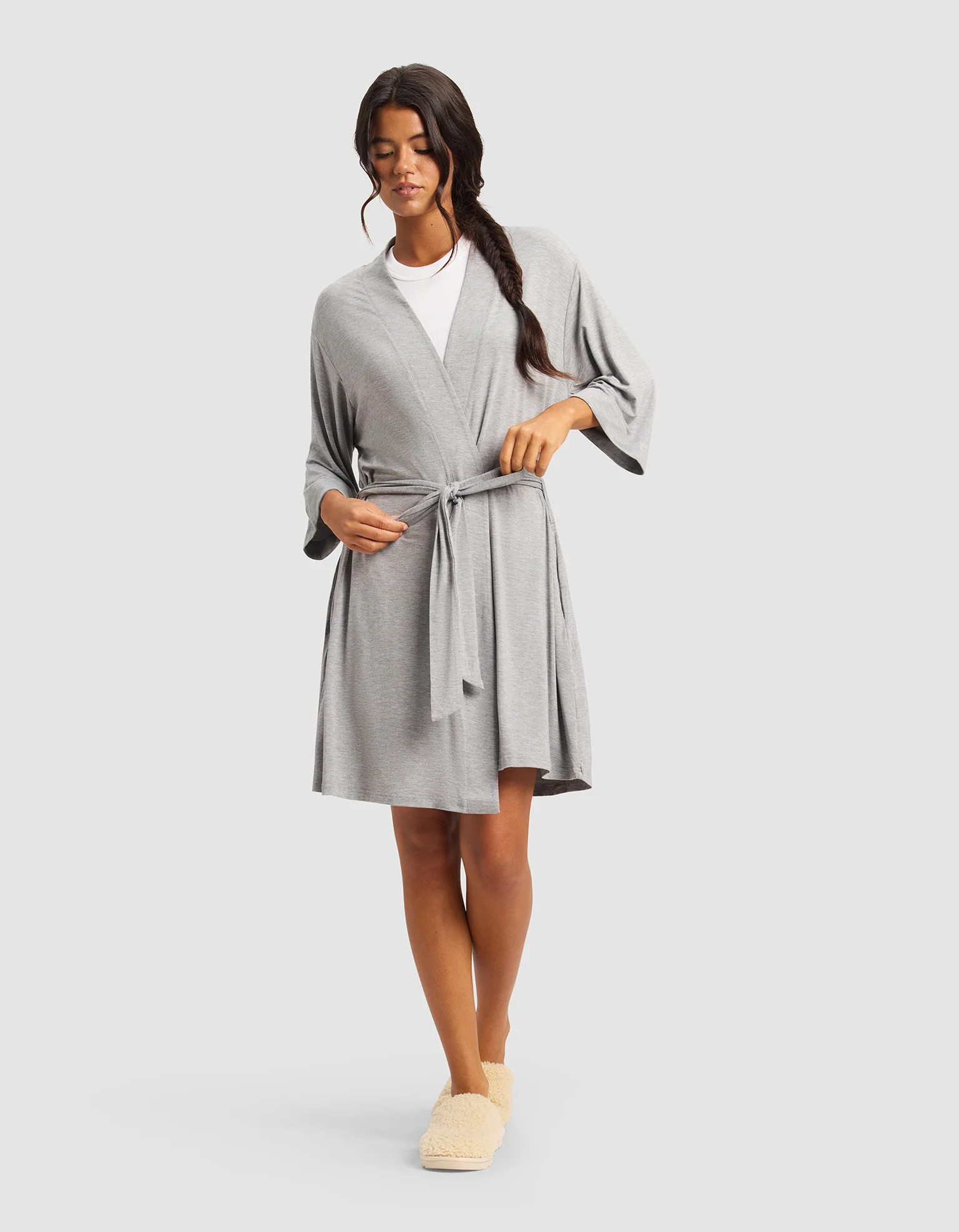 Women's Bamboo Stretch-Knit Kimono Robe | Cozy Earth