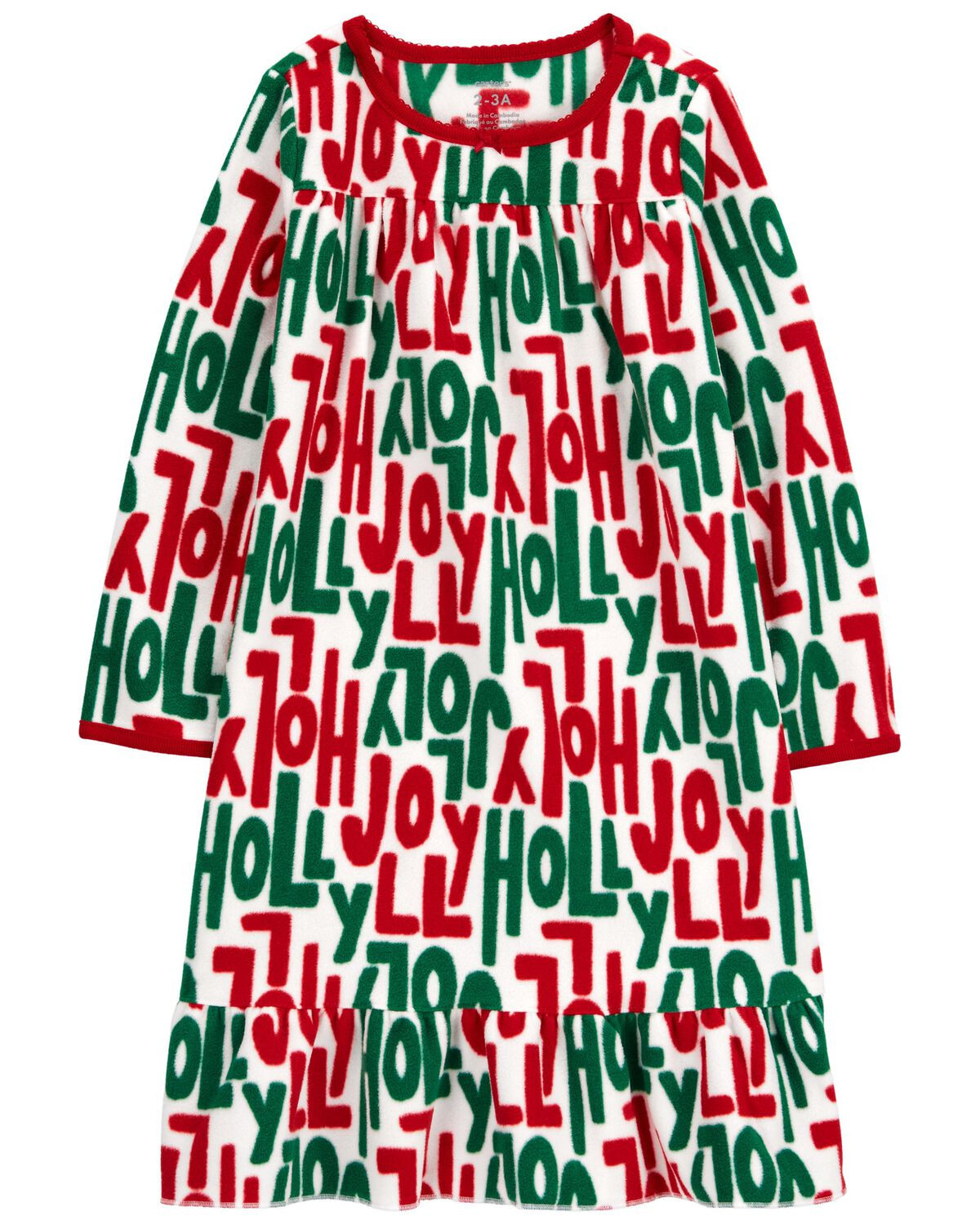 Holly Jolly Fleece Nightgown - Carter's | Carter's | Carter's Inc