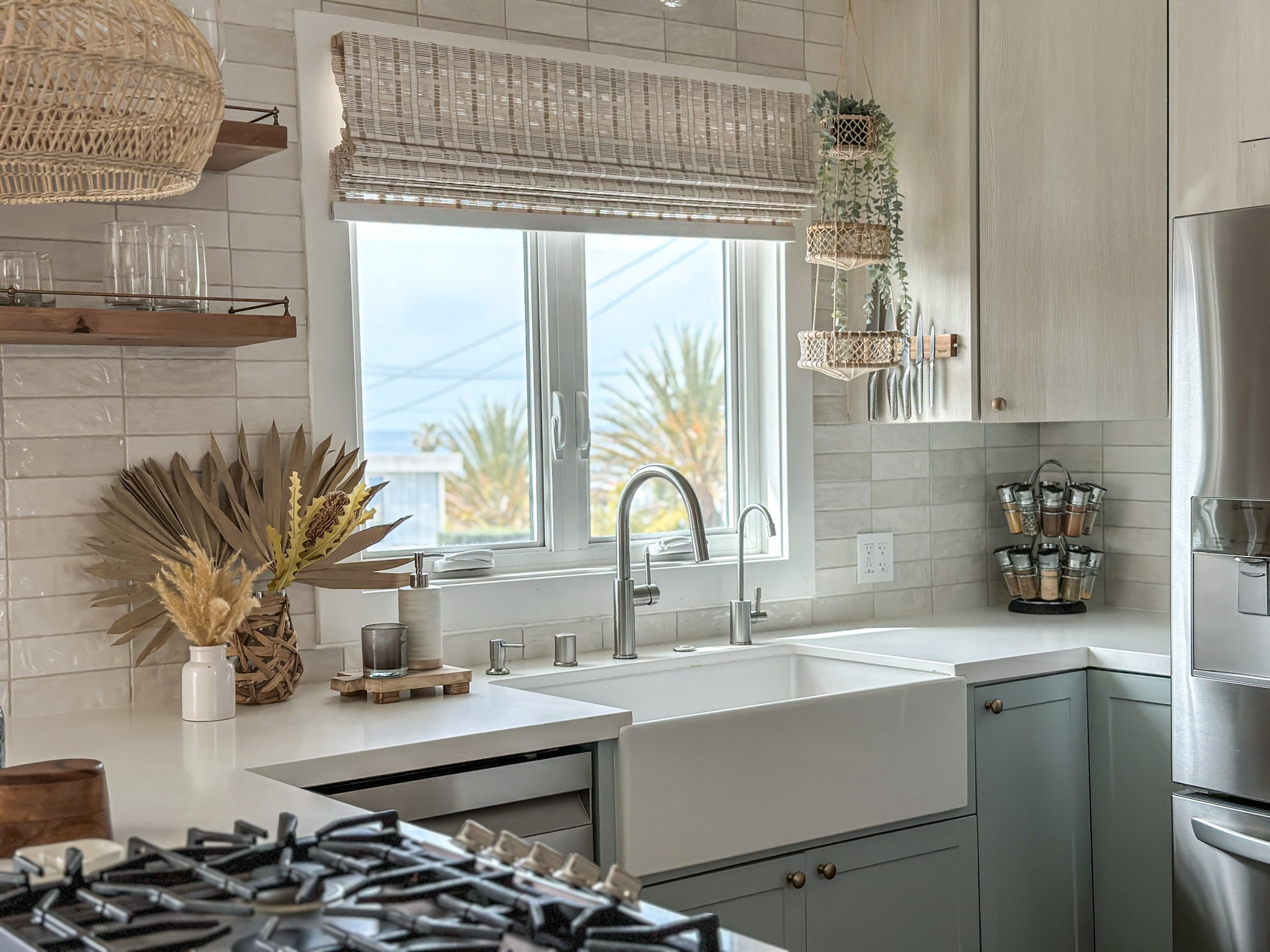 It’s like these bamboo cordless Roman shades were made for this tile 😍. Shop these affordable but quality Walmart blinds at the link below.

#LTKhome #LTKFind