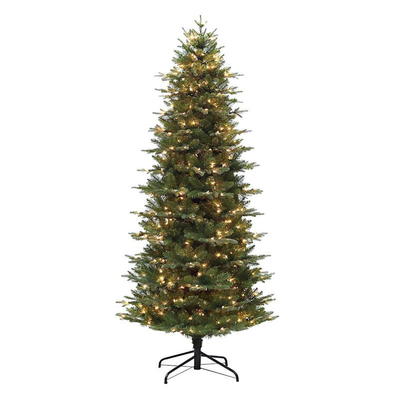 (B10) Pre-Lit Colorado Spruce Christmas Tree, 7.5' | At Home