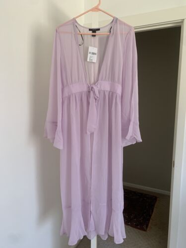 Sheer Lavender Kimono Forever 21 M  | eBay | eBay US