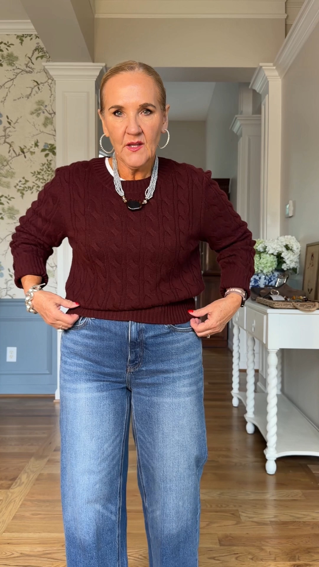 7 Cashmere sweaters explained
Whether you want a more structured tailored fit or a relaxed fit, a heavier cashmere or a lightweight option, Quince has it. Wearing medium in all except the Shrunken cableknit and v-knit, I sized up in those.
1-Structured cardigan the tightest knit, definitely feels more like a jacket. I did cuff back the bell sleeves and tack with a microstitch $159.90
2-Oversized Crewneck a medium weight cashmere more body than the lesser priced options, still oversized, crewneck has a substantial ribbing $119.90
3-Fisherman boxy cropped cardigan ribbed knit, medium weight, not that cropped $119.90
4-Shrunken cable crewneck I did size up to a large, not oversized, beautiful cable knit makes it more substantial but still not heavy $89.90
5-Boxy Crewneck has side slits, relaxed loose fit, perfect medium weight but a looser knit than the more expensive options $79.90
6-Boatneck cashmere, rolled neckline and hem, lightweight similar to $50 cashmere v-neck perfect to wear with skirts or over dresses, has an elegant feel to it. $79.90
7-V-Neck cashmere (also comes in a crewneck) I size up to a large, wears like a t-shirt, lightest weight sweater $50

#LTKOver40 #LTKSeasonal #LTKootd