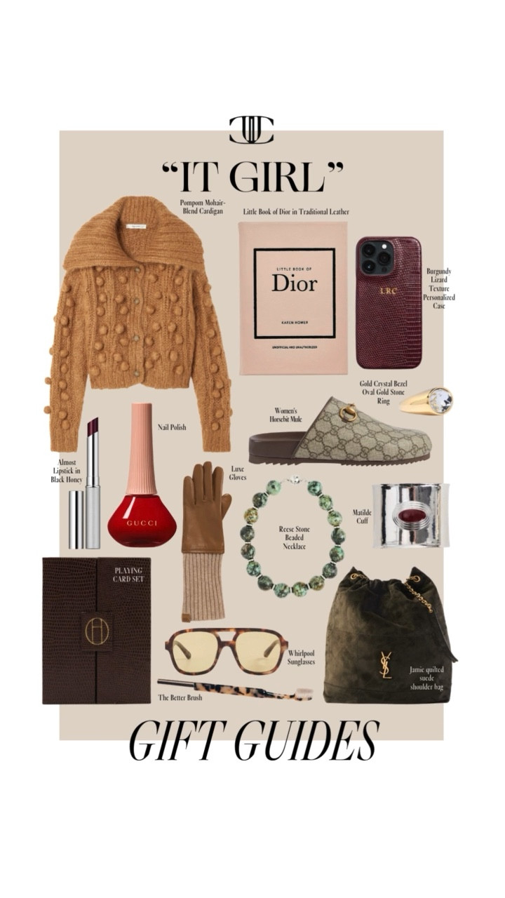 ✨ The Elevated “IT Girl” Gift Guide is HERE! ✨
My curated edit of luxe essentials, timeless accessories, and chic little indulgences for every modern trendsetter on your list. This is one of my favorite seasonal guides to create each year — think elevated neutrals, rich textures, and the most giftable pieces of the season.

You can shop everything from this guide on jcathell.com and on my LTK for easy holiday browsing. 🎁💫

Whether you’re looking for statement accessories, cozy winter staples, or the perfect beauty gifts, this guide has something for every style-lover in your life.

Save + share for your holiday shopping!
#GiftGuide #HolidayGiftGuide #ITGirlStyle #ChicGifts #TrendingGifts #LuxuryGiftGuide #HolidayStyle #GiftsForHer #JCInsider #JessicaCathell #ShopWithMe #FashionGifts #LTKHoliday #GiftIdeasForHer #HolidayShopping2025

#LTKCyberWeek #LTKHoliday #LTKOver40