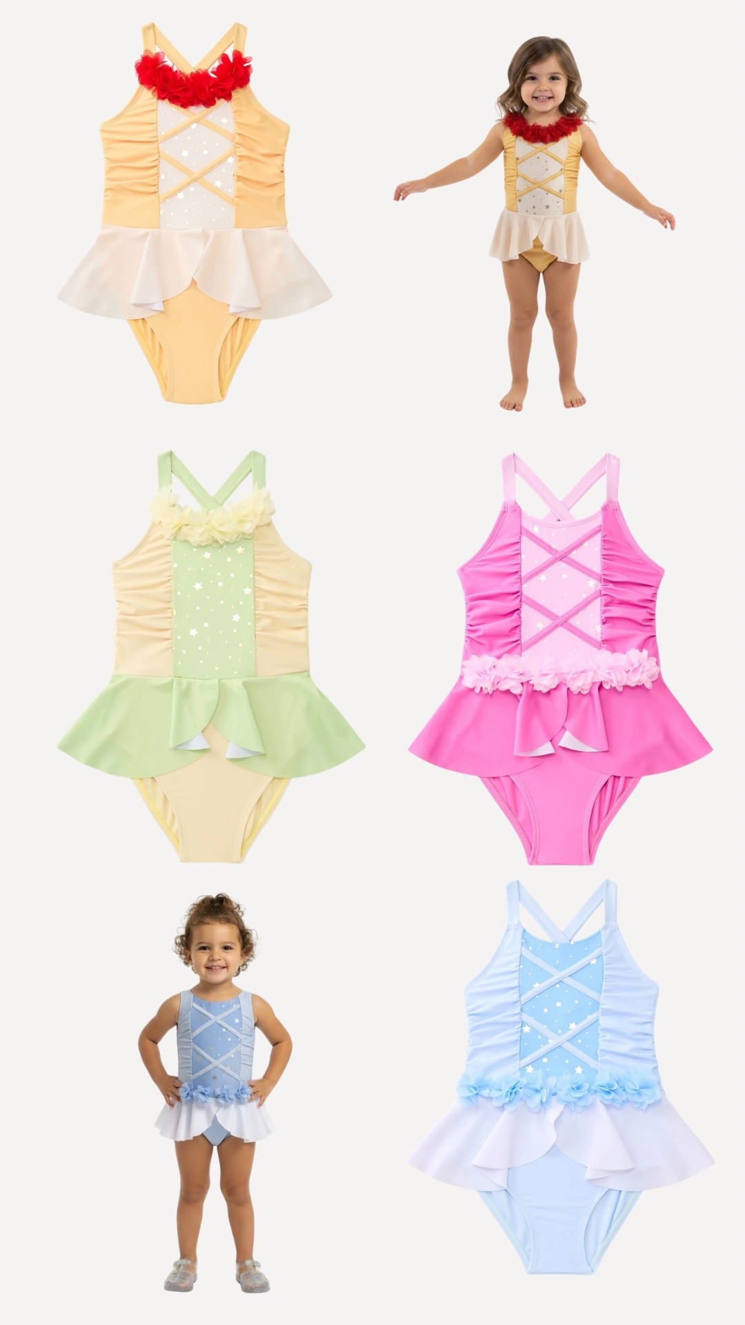 Princess at the beach, princess all the time 👑🌊
I may have gone a little overboard and ordered these for my daughter and my nieces 🙈

Not sure how I’ll survive when they outgrow their princess era… because I’m fully living for it right now 💕

These are selling out FAST, and I also found the cutest water-resistant princess shoes to match 😍✨
…sorry not sorry

#LTKkids #LTKfamily #LTKswim #PrincessStyle #ToddlerStyle #MomLife #BeachReady #SummerStyle #KidsFashion #LTKsalealert #MatchingMoments #GirlMom #PrincessVibes #LTKfinds #SummerEssentials