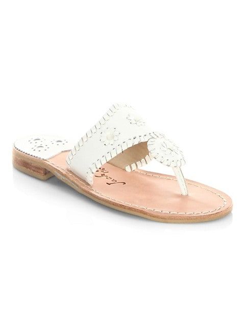 Jacks Leather Thong Sandals | Saks Fifth Avenue