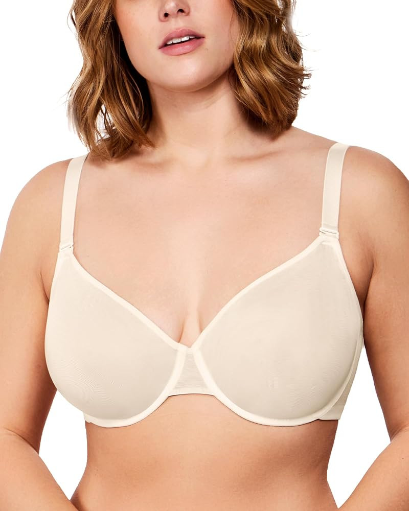 HSIA Minimizer Bras for Women Full Coverage Underwire Unlined Convertible | Amazon (US)