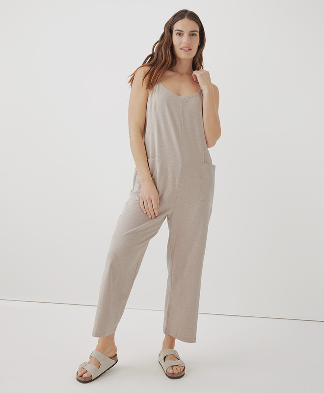 Women’s Cool Stretch Lounge Jumpsuit made with Organic Cotton | Pact | Pact Apparel