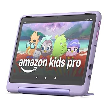Amazon Fire HD 10 Kids Pro tablet (newest model) ages 6-12. Bright 10.1" HD screen, includes ad-f... | Amazon (US)
