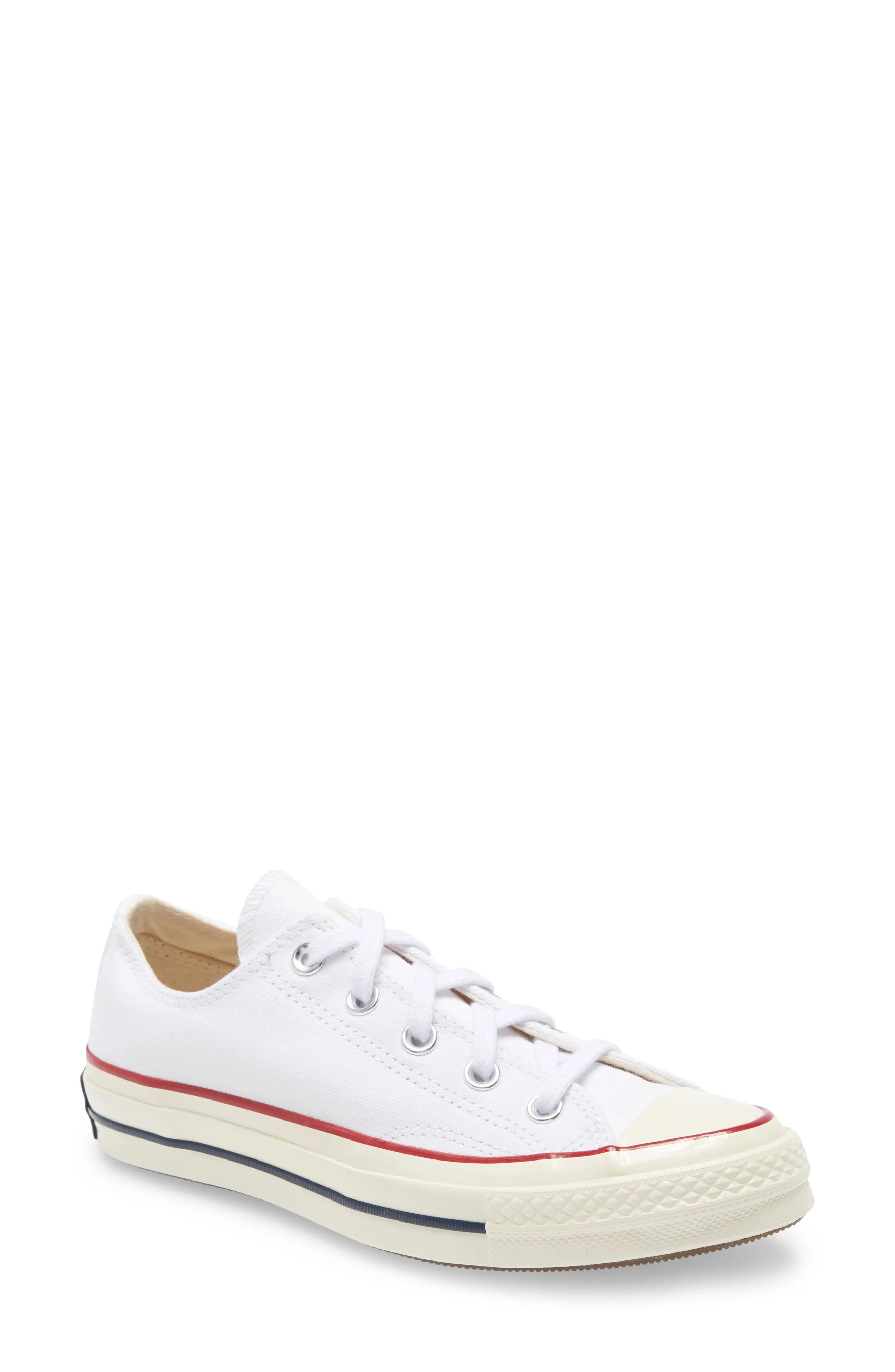Women's Converse Chuck All Star 70 Low Top Sneaker, Size 9.5 M - White | Nordstrom