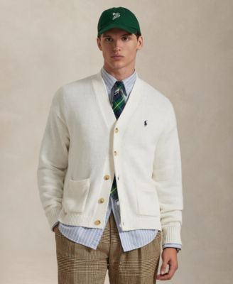Polo Ralph Lauren Men's Relaxed-Fit V-Neck Cardigan - Hunter Navy | Macy's