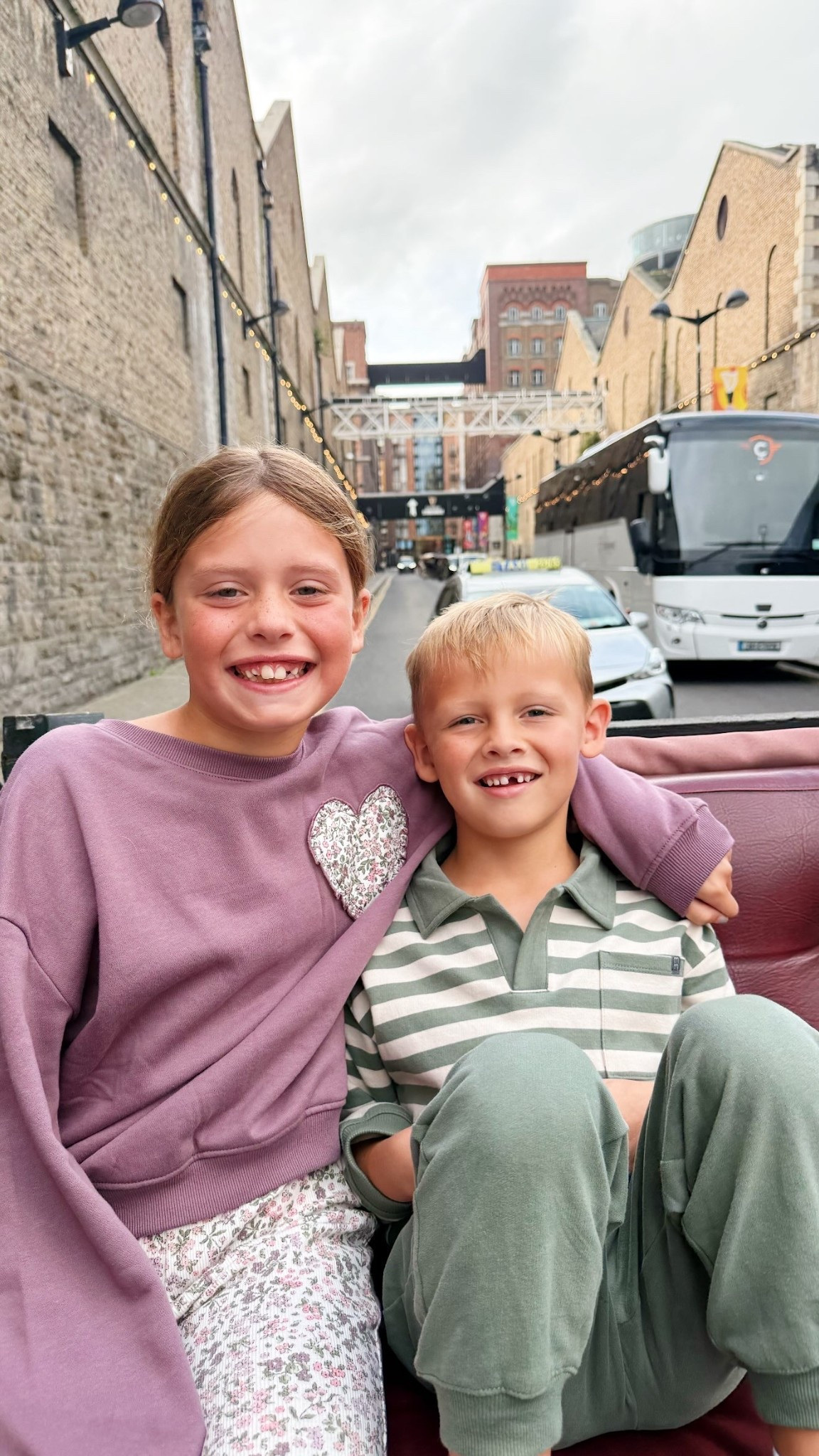 What the kids are wearing day 2 in Ireland!