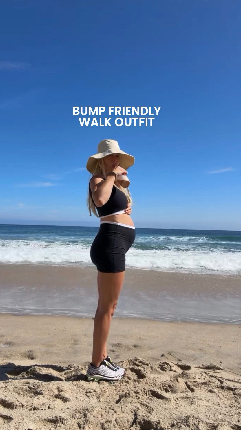 Wearing medium in top and bottom (sized up for pregnancy), shoes run tts! #kathleenpost

Active wear, workout wear, walking outfit, bump friendly, maternity look

#LTKfitnessgoals #LTKBump #LTKActive