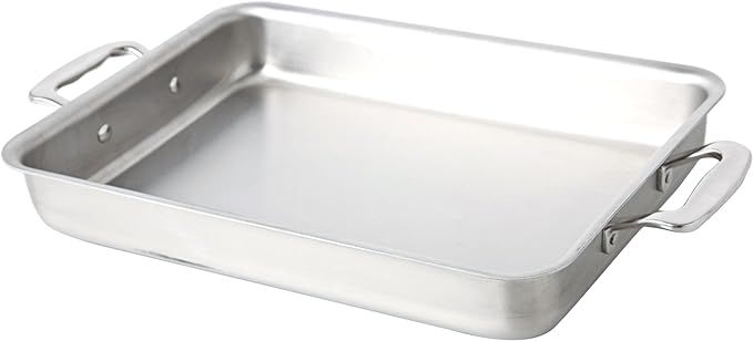 360 Stainless Steel Baking Pan 9x13, Handcrafted in the USA, 5 Ply, Stainless Bakeware, Professio... | Amazon (US)