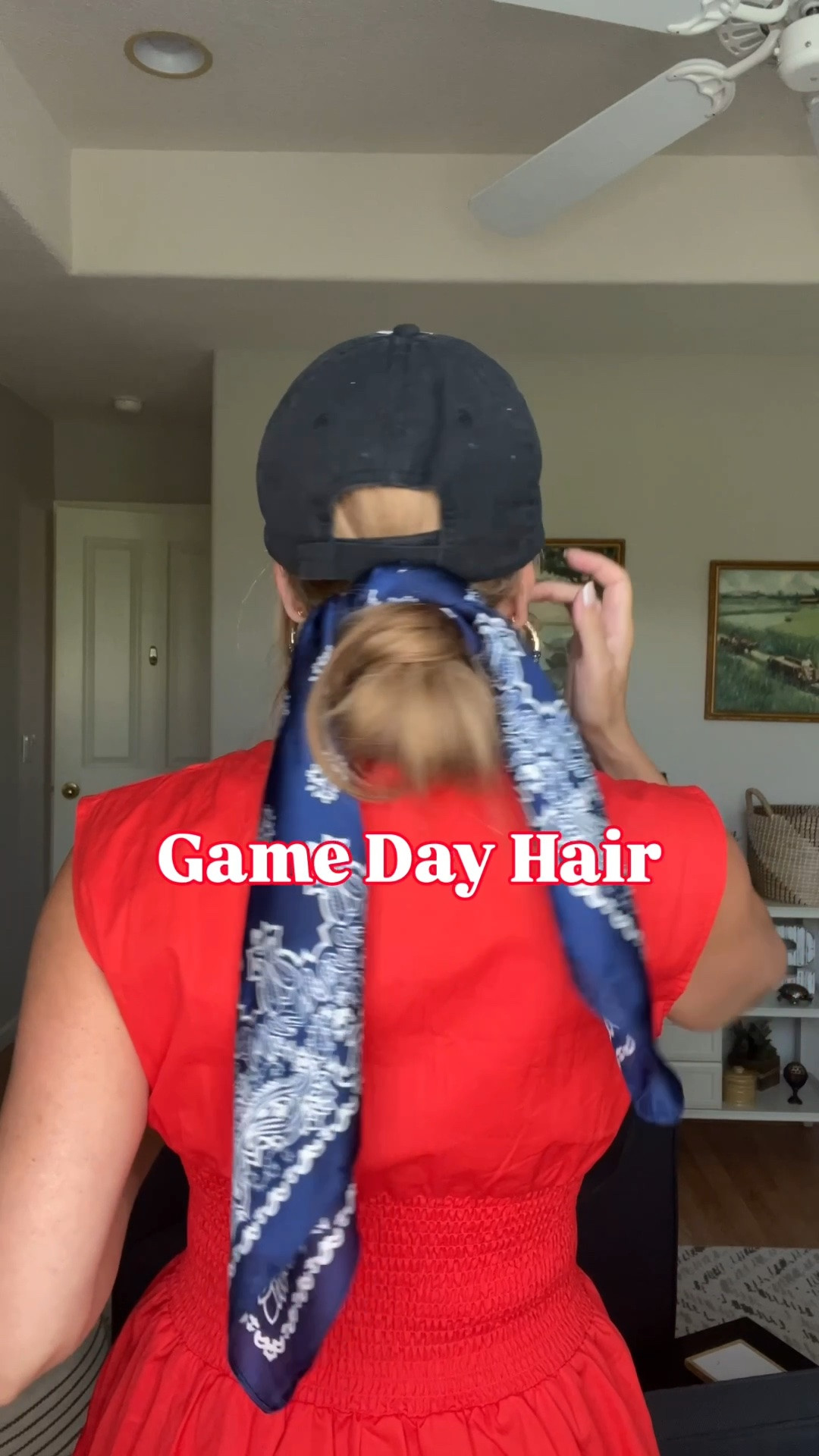 A cute hair style for hat day! 

Perfect for Game day and tailgate season! 

Here’s a cute way to wear your hair and rep your favorite football team (college or pro) 

I’ve added everything to create this look. My dress is fabulous for game days and affordable 

Xo,
Jill 💋

#LTKBeauty #LTKOver40 #LTKselfcare
