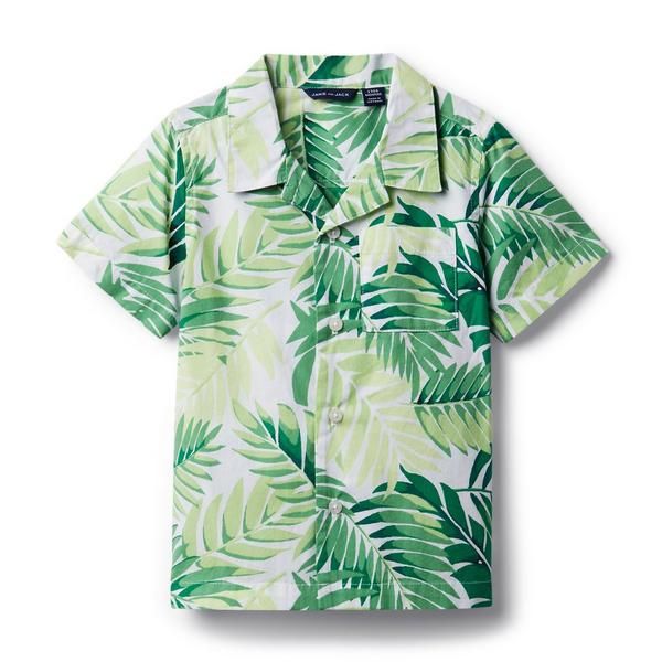 Palm Leaf Poplin Shirt | Janie and Jack