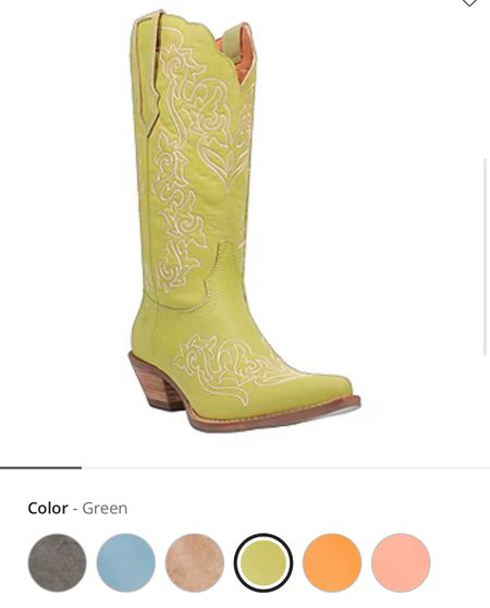 Dingo Womens Flirty N' Fun Stacked Heel Cowboy Boots.

#LTKshoecrush