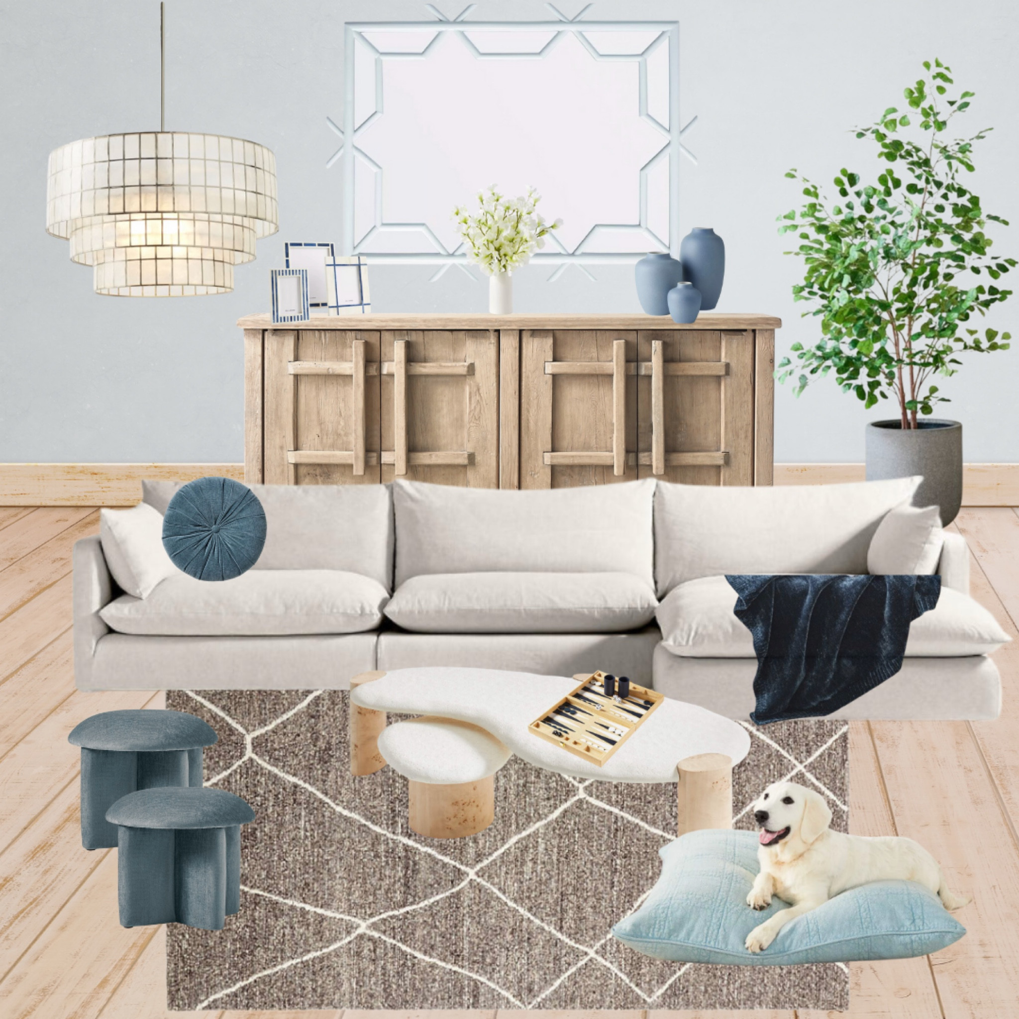 Got the summer blues? This living room is designed for an eternal coastal summertime vibe. 

#westelm #cb2 #restorationhardware #serenaandlily #crateandbarrel

#LTKStyleTip #LTKHome