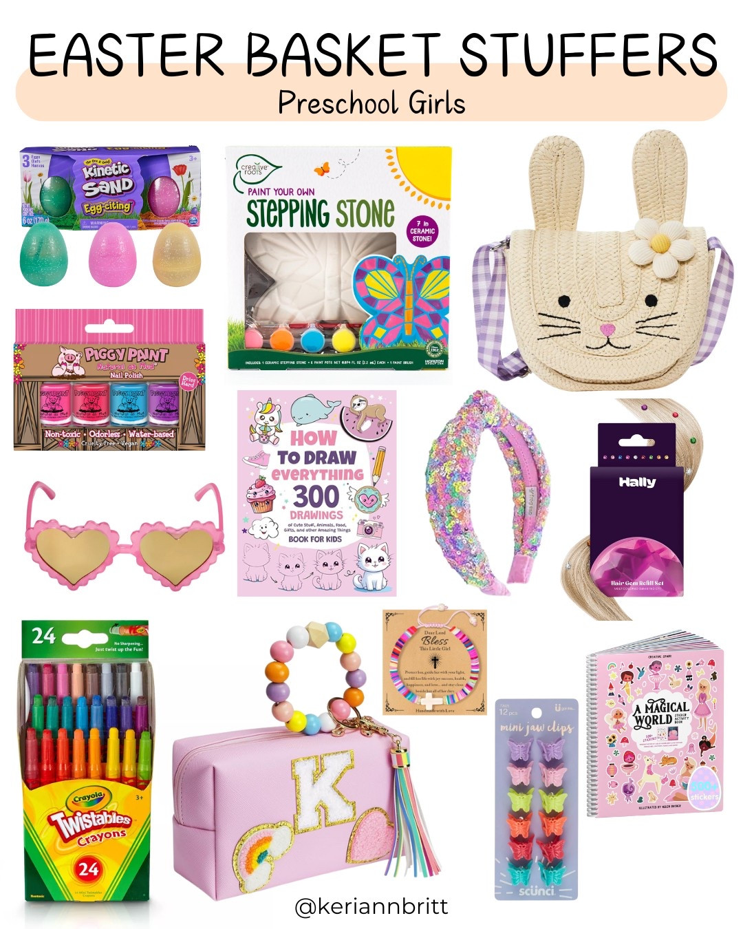 Preschool Girls Easter Basket Stuffers

Easter basket ideas / girls Easter gift / young girls Easter basket 

#LTKKids #LTKSeasonal