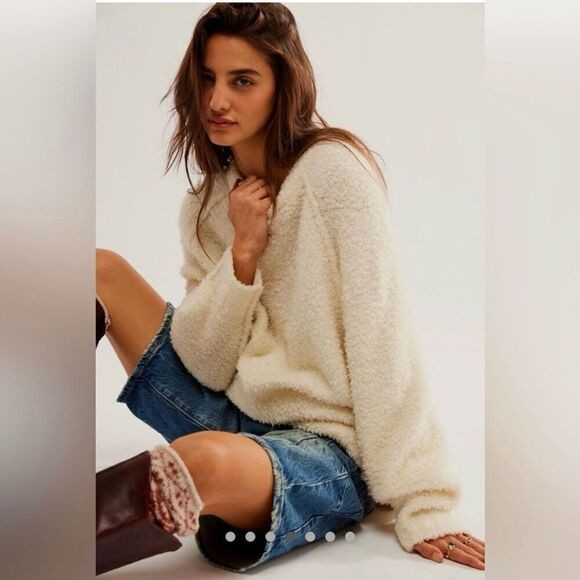 NWOT Free People Teddy Sweater Tunic Size Medium | Poshmark