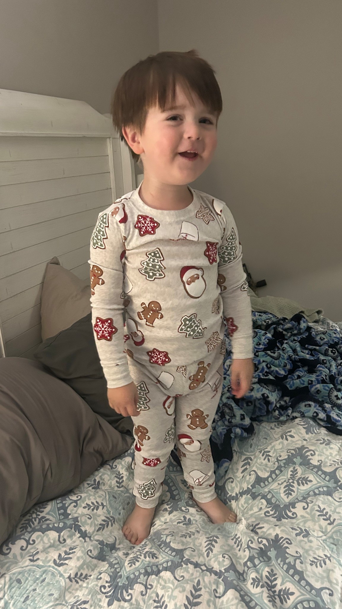Obsessing over all the Walmart Christmas pajamas for kids!! This is the carters brand and it is such good material!! Absolutely love this Santa/cookie print!! 

#LTKKids #LTKHoliday #LTKBaby