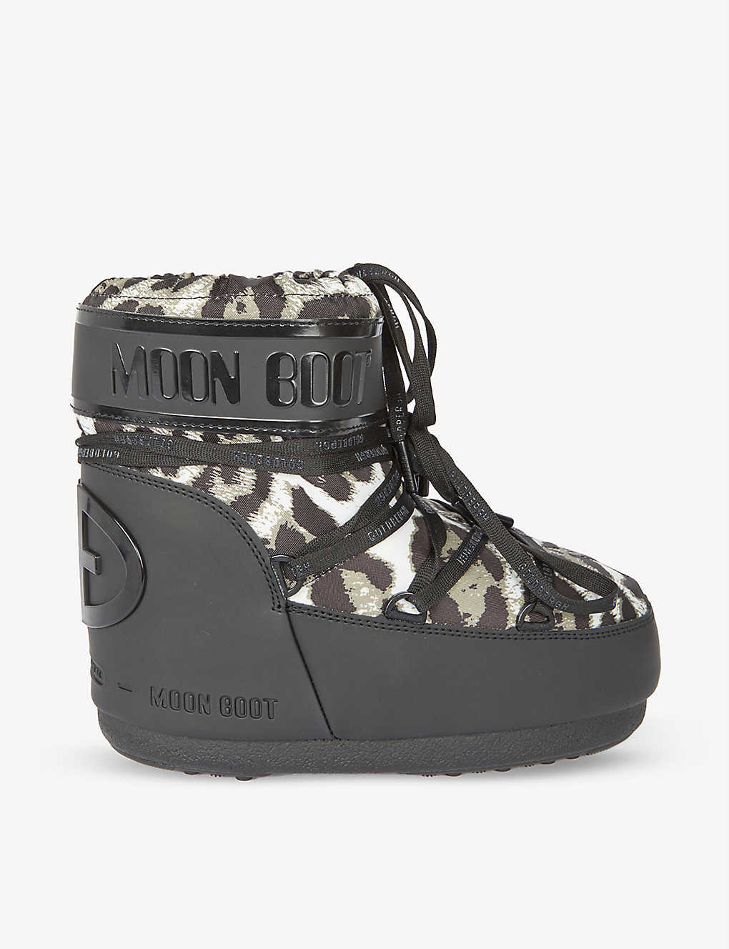 Goldbergh x Moon Boot camo-print woven ski boots | Selfridges