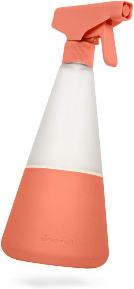 Cleancult Glass Spray Bottle, 16 oz, Shatter Resistant, Refillable Container, Non Slip Grip, Empt... | Amazon (US)