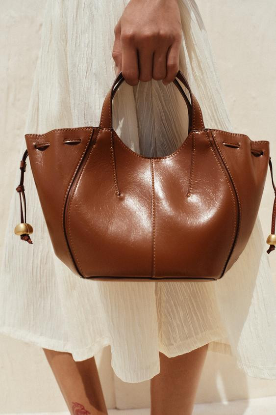 BEADED STRAP HANDBAG | Zara UK