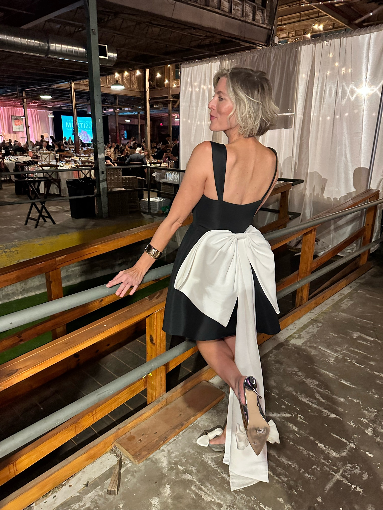 Wedding Guest Dress. Semi formal wear. Dress with bow. Coquette style for women over 40. Rented wardrobe. Dresses from Nuuly. Rent the runway. What to wear to a semi formal wedding. What to wear to a cocktail party. Little black dress. Black dress with white bow. Wearing size medium but should have sizes down. 6 ft tall  

#LTKWedding #LTKFindsUnder100 #LTKOver40