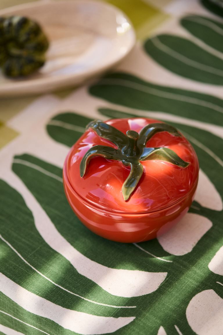 Vegetable-shaped Jar - Red/tomato - Home All | H&M US | H&M (US + CA)