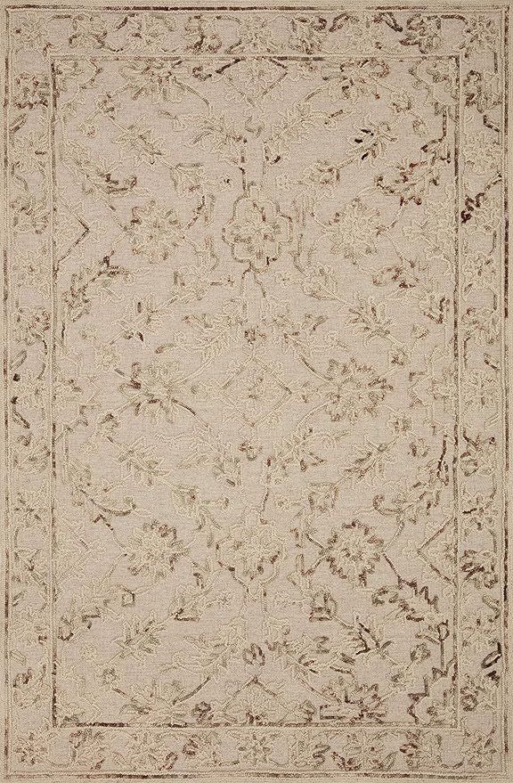 Loloi II Halle Collection HAE-02 Natural / SAGE, Traditional 2'-3" x 3'-9" Accent Rug | Amazon (US)