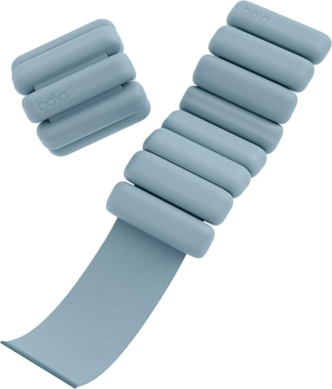 Bala Bangles Wrist & Ankle Weights for Women & Men (Sea) - 2 Pound Adjustable Silicone Weighted B... | Amazon (US)