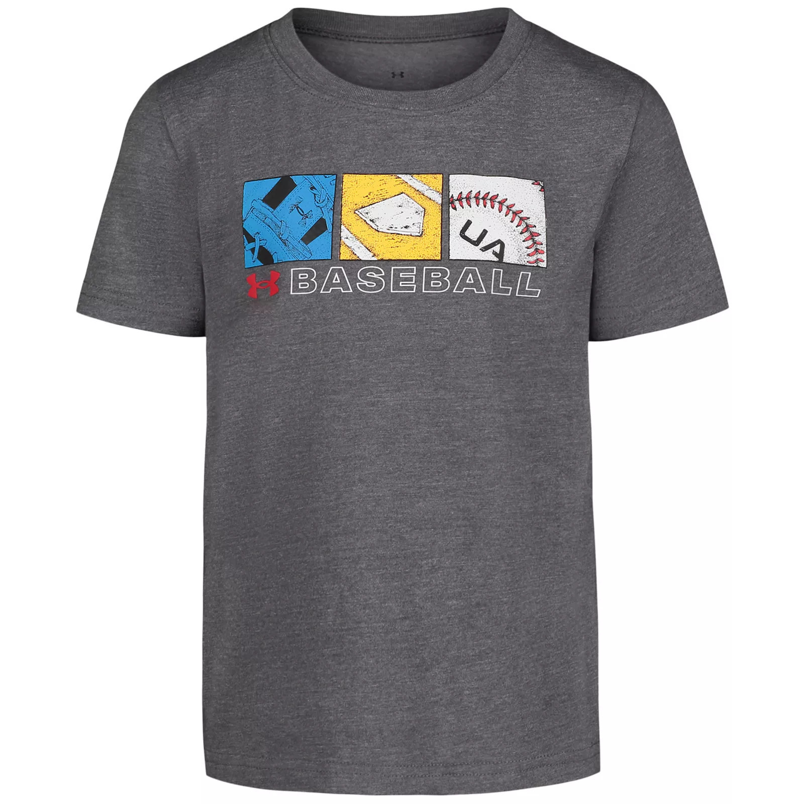 Boys 4-7 Under Armour Baseball Triple Play Comic Graphic Tee, Boy's, Size: 6, Gray | Kohl's