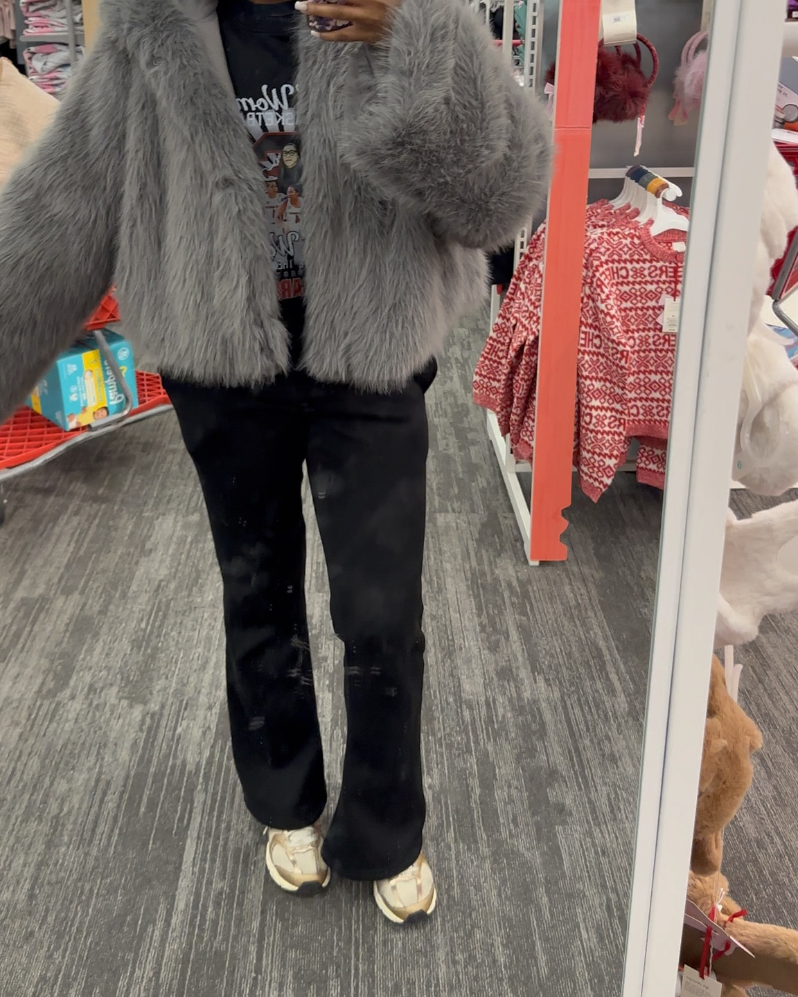 I found the viral fur jacket!!!

target has been doing their big big big one, this jacket I sized up (XL) for an oversized cozy fit 

#LTKWatchNow #LTKFindsUnder50 #LTKCyberWeek