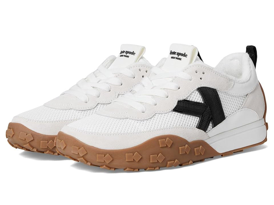 Kate Spade New York K As In Kate Lace Up Sneakers Women's Shoes True White : 6 M, Leather | Zappos