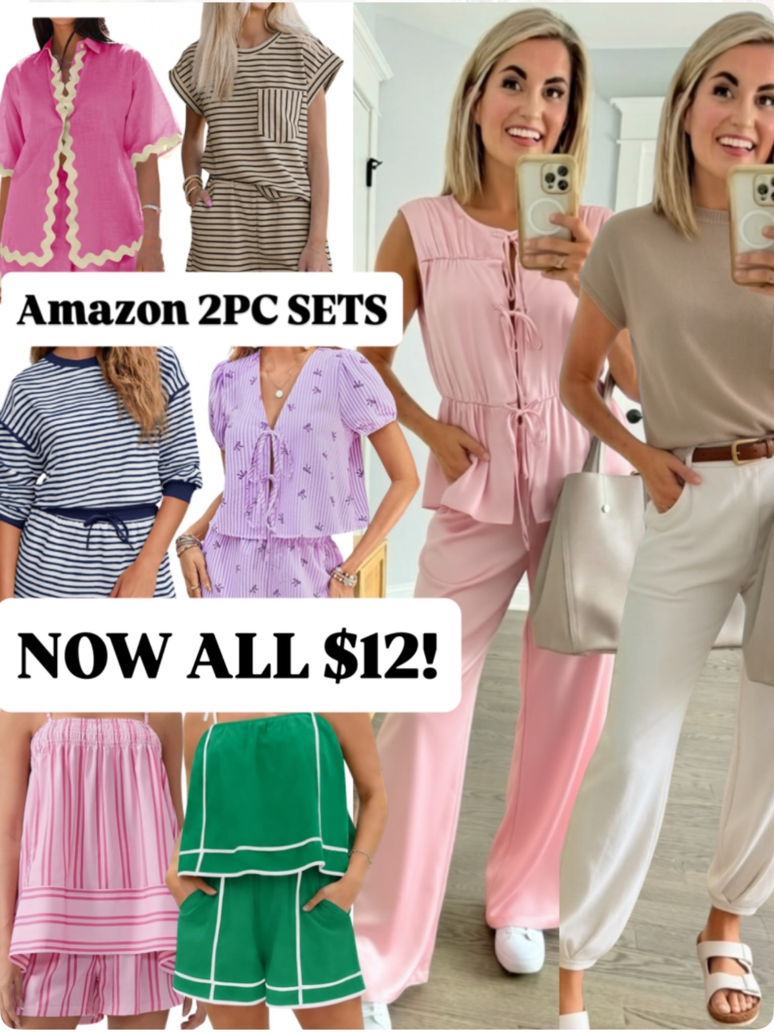 $12 AMAZON✨BIG SPRING SALE  🌸Deals you’ll Love!👌 $12 shoes, $12 2 Piece Sets, $14 denim , $12 stretchy pants and more  deals that will blow your mind!✨


✨SIZING✨Everything is petite friendly I’m 5’2” 125lbs wearing small top/dress and small/4 bottoms 
.
#ad #founditonamazon @amazon 
Amazon big spring sale, Amazon dress, Amazon shorts, Amazon look for less, spring dress, white denim, mom shorts, two piece sets, travel outfit, resortwear, finetoo, cool cute, comfy bras, basics Athleisure, Walmart jeans, spring clothes, found it on Amazon, spring dress, spring shoes, target shoes, sandals, shoes, SPANX, Walmart finds, 2 piece set, sale, Skincare, anti aging skin care, pdrn, red light therapy,  jeans,, 

#LTKTravel #LTKSaleAlert #LTKActive