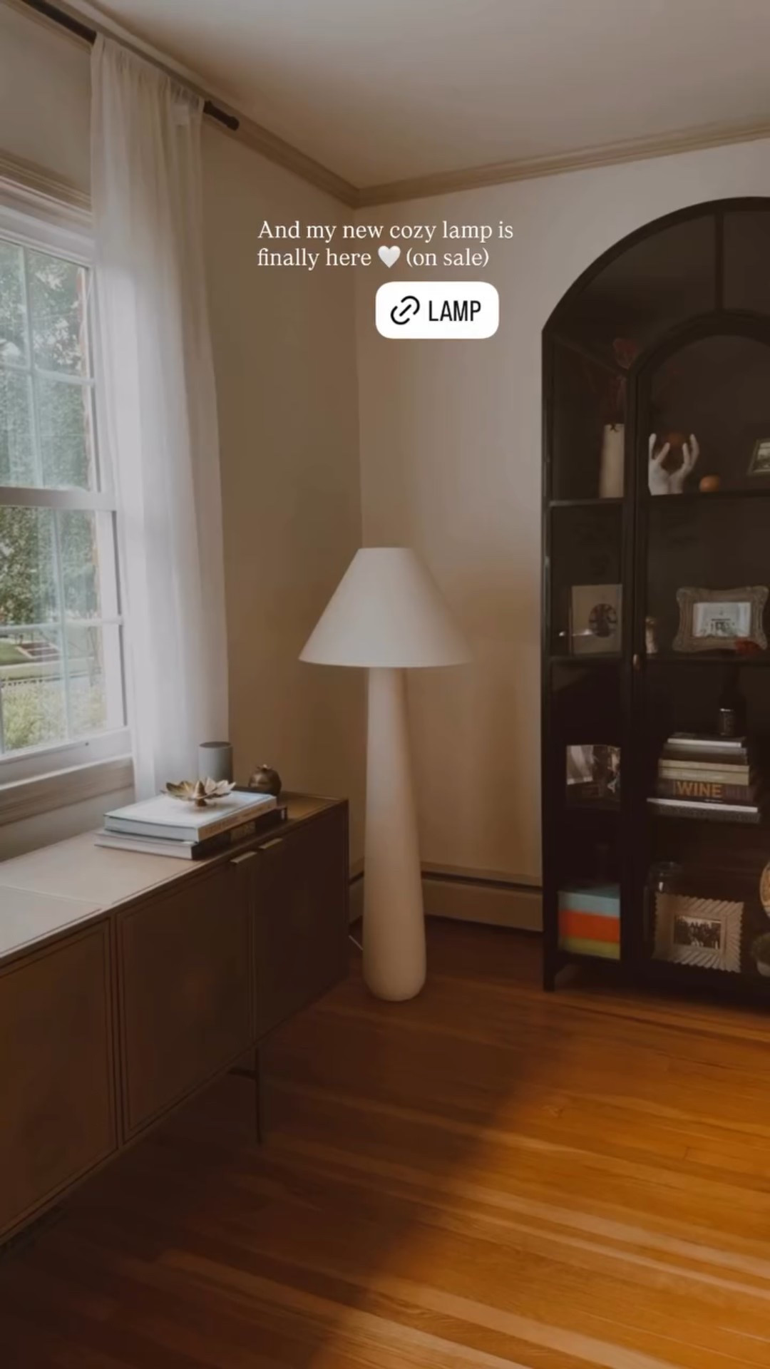 My new cozy lamp is here !! 
#cb2

#LTKSaleAlert #LTKHome