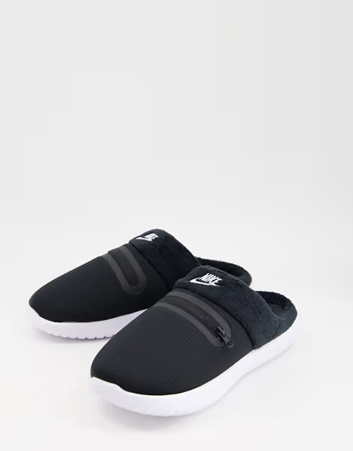 Nike Burrow slippers in black | ASOS (Global)