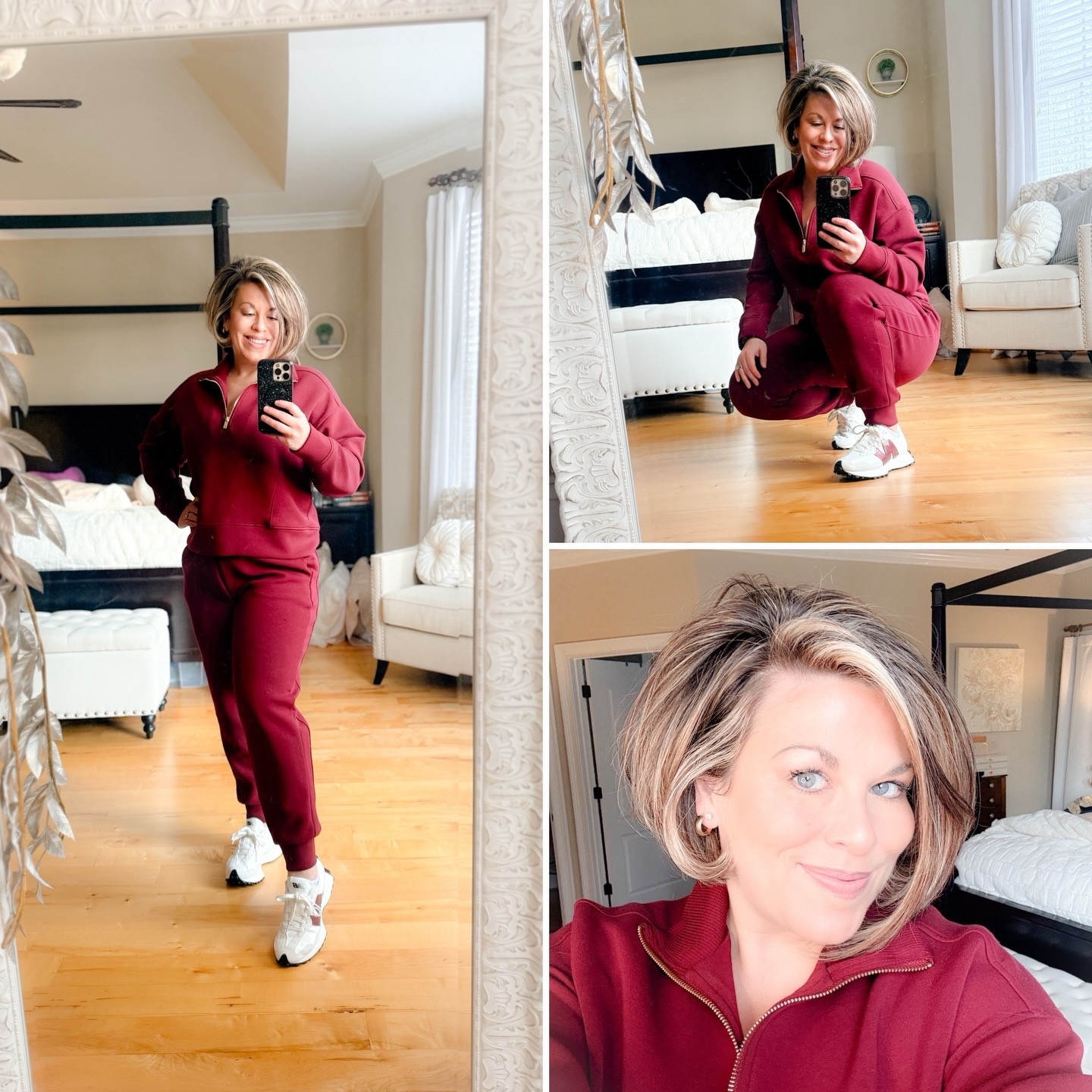Living in this set until further notice. 🍷✨ It’s cozy and super comfortable and perfect for working out, having a lazy day, or working from your home office.

#OOTD #MatchingSet #MonochromeStyle #CozyVibes #momstyle

#LTKSaleAlert #LTKMidsize #LTKActive