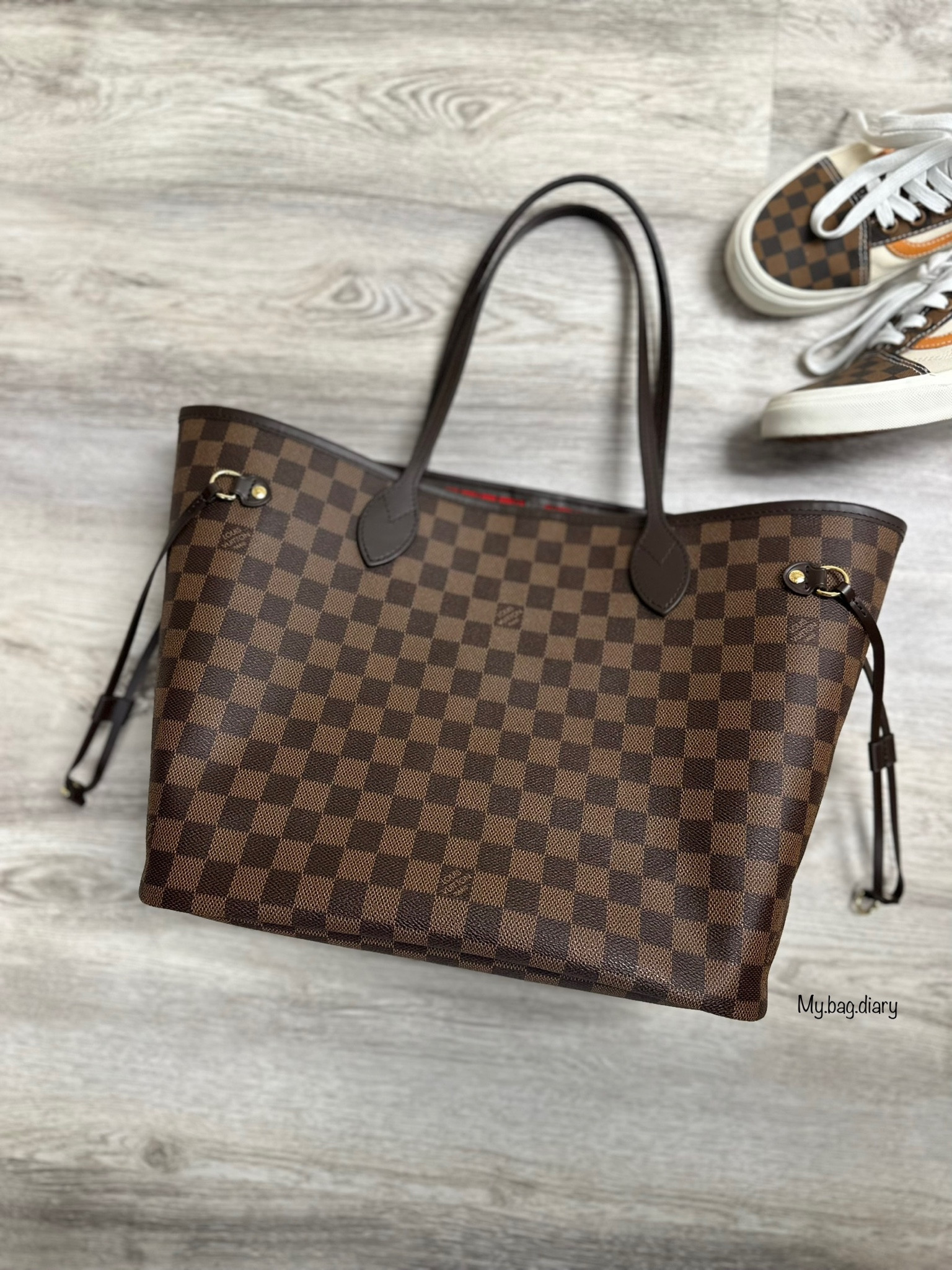 Damier Ebene Neo Neverfull MM curated on LTK